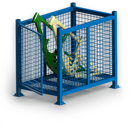 Abbildung eines Gitterbehälters